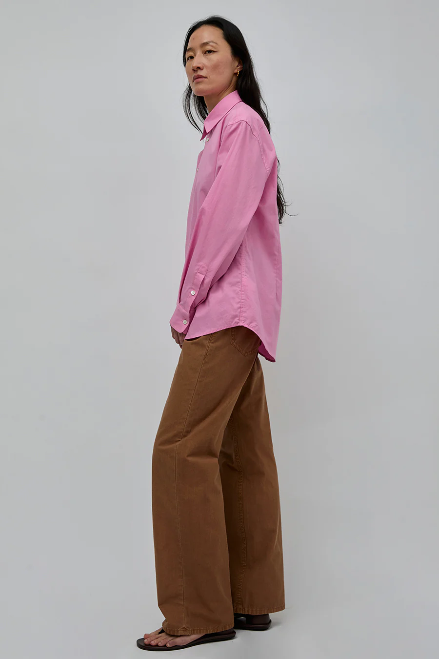 6397 Slim Bootcut Trouser in Tawny - Image 6