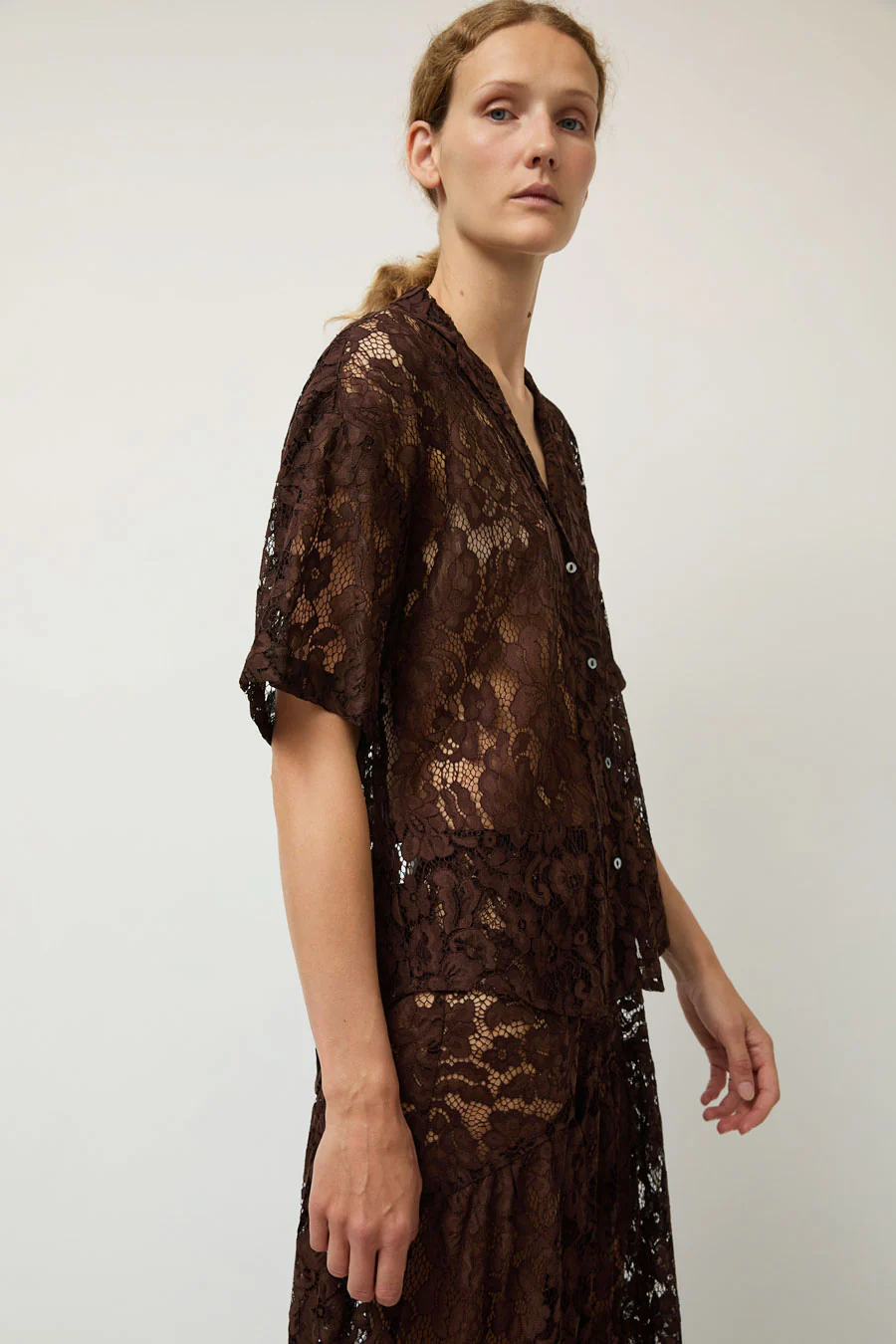A Bronze Age Romeo Top in Americano Lace - Image 4