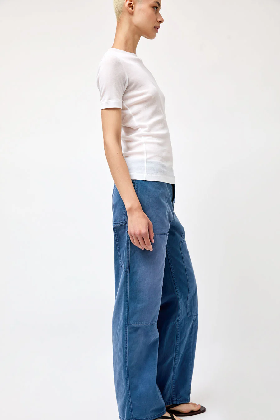 B Sides Vivien Tee in White - Image 4