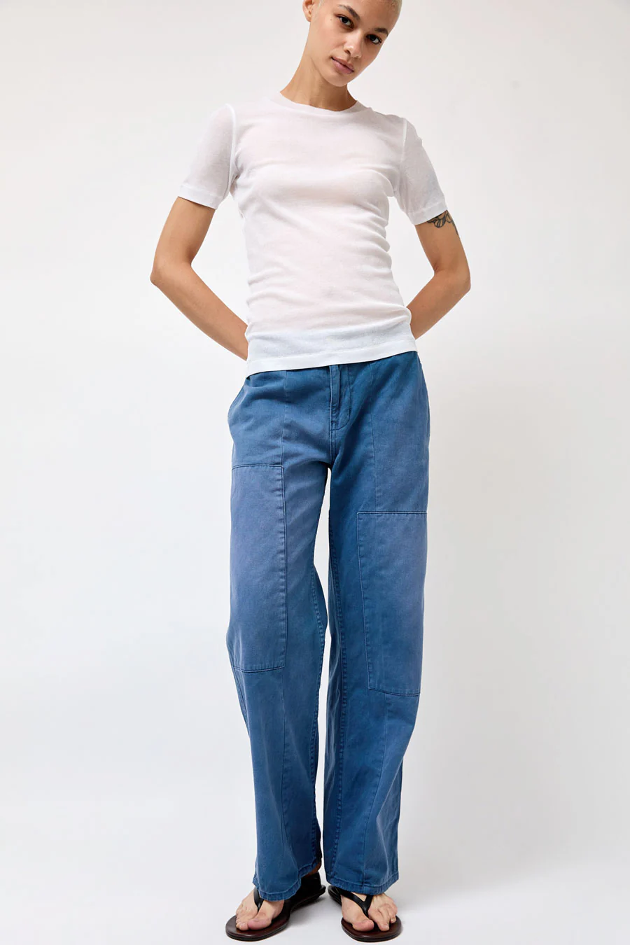 B Sides Vivien Tee in White - Image 5