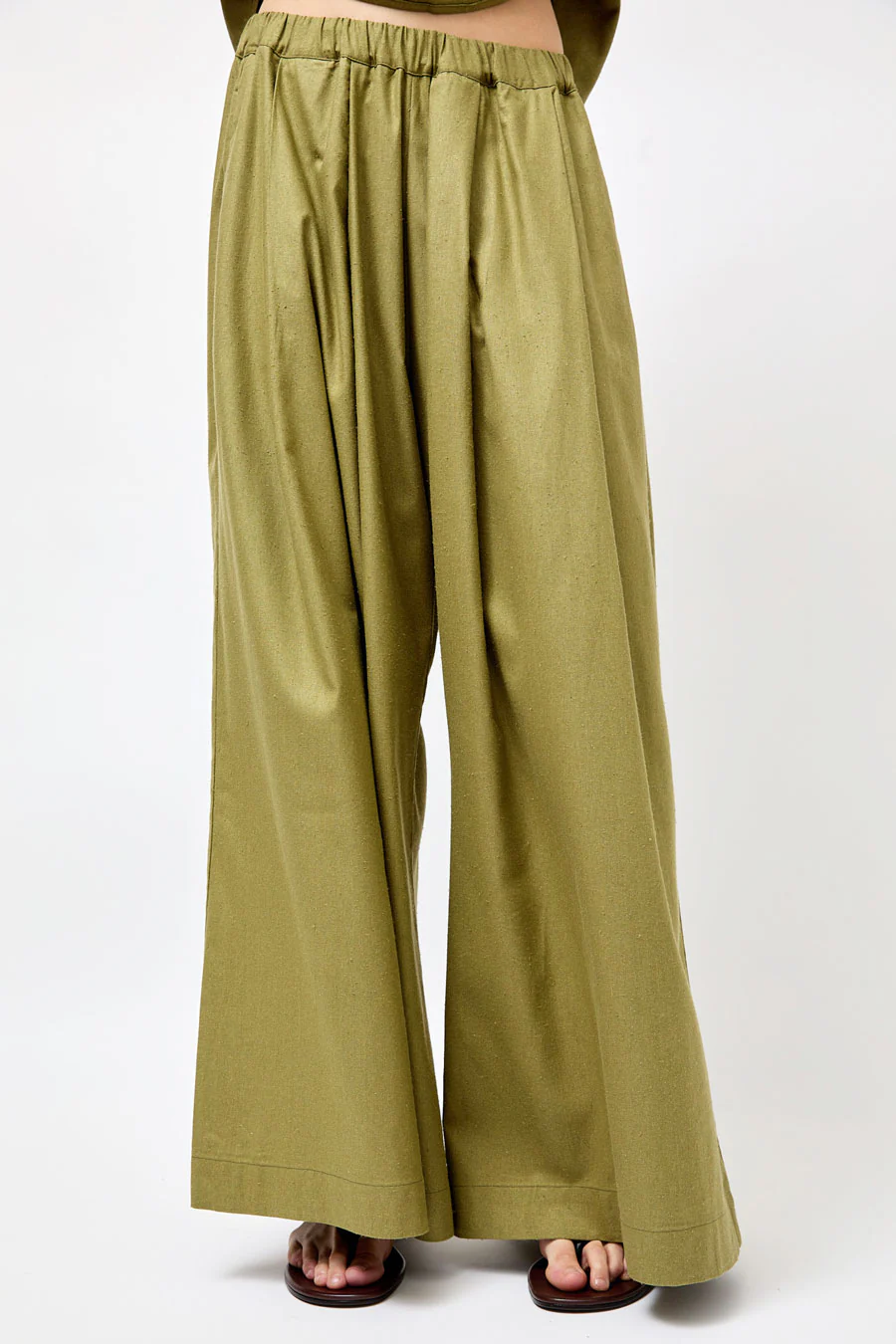 Baserange Avi Pants in Lua Green - Image 3
