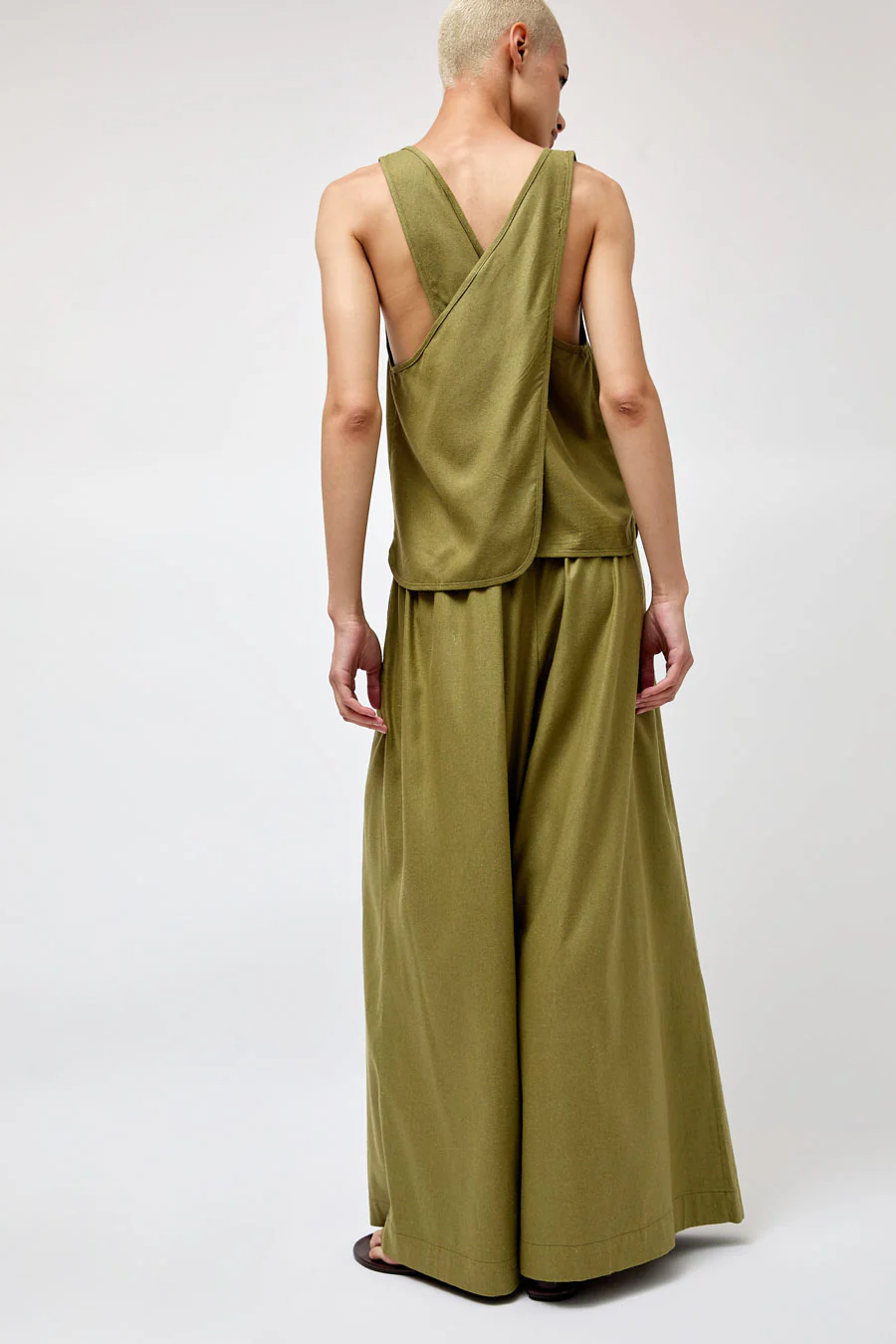 Baserange Avi Pants in Lua Green - Image 6
