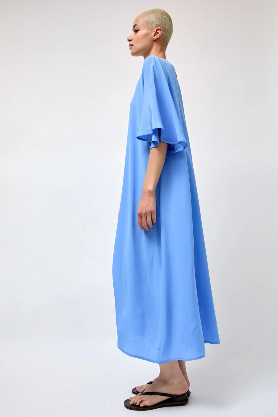 Baserange Rene Dress in Calder Blue - Image 4