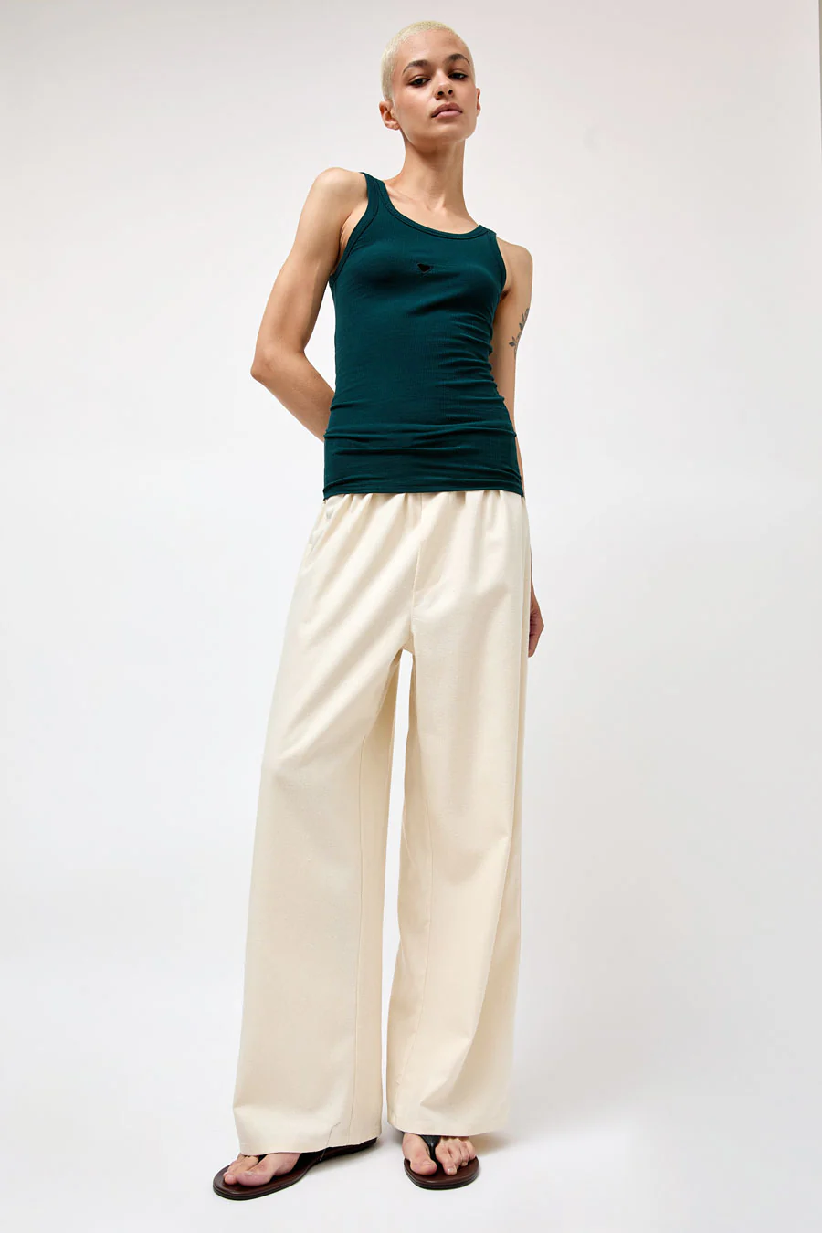 Baserange Stoa Pants in Undyed