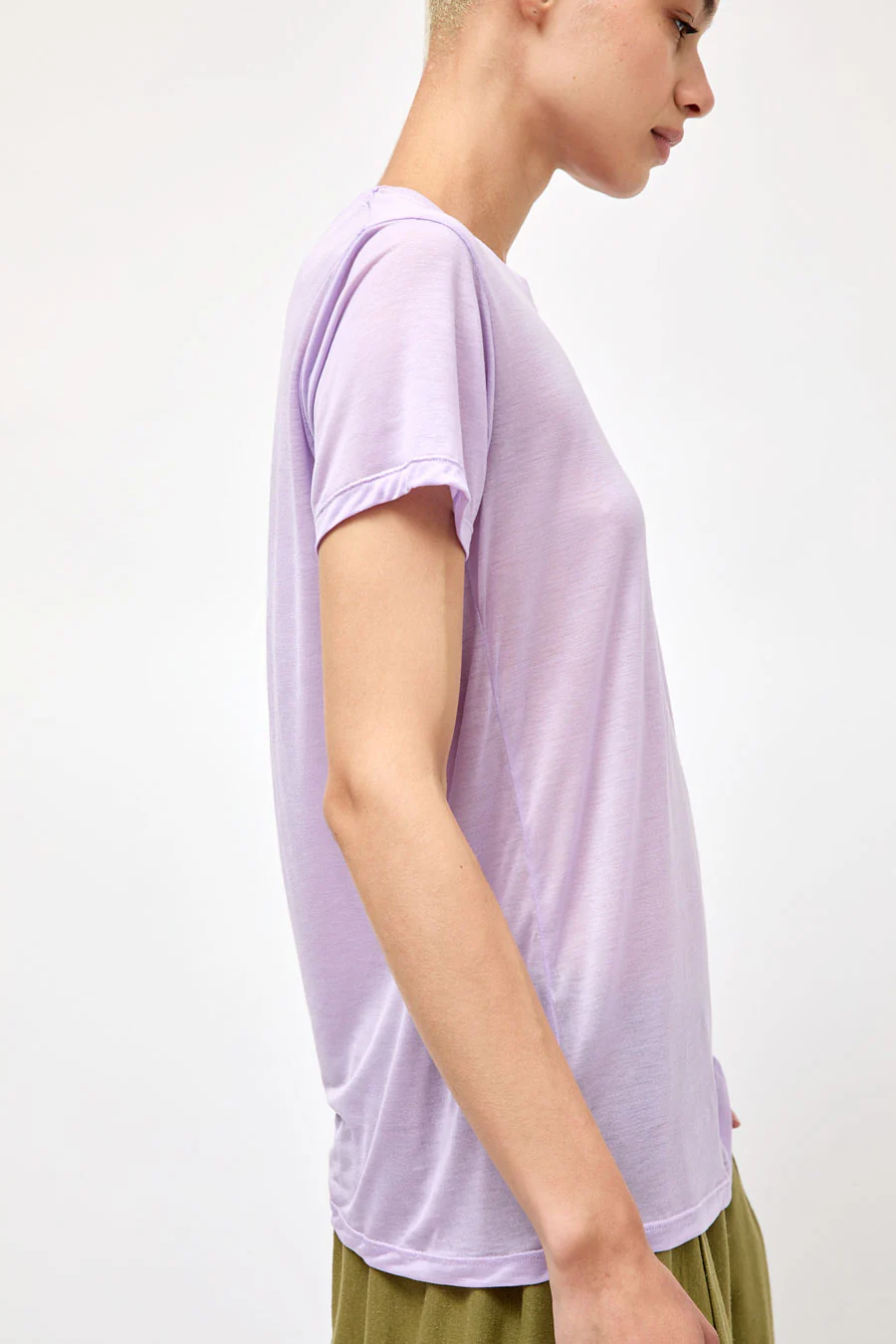 Baserange Tee Shirt in One Purple - Image 2