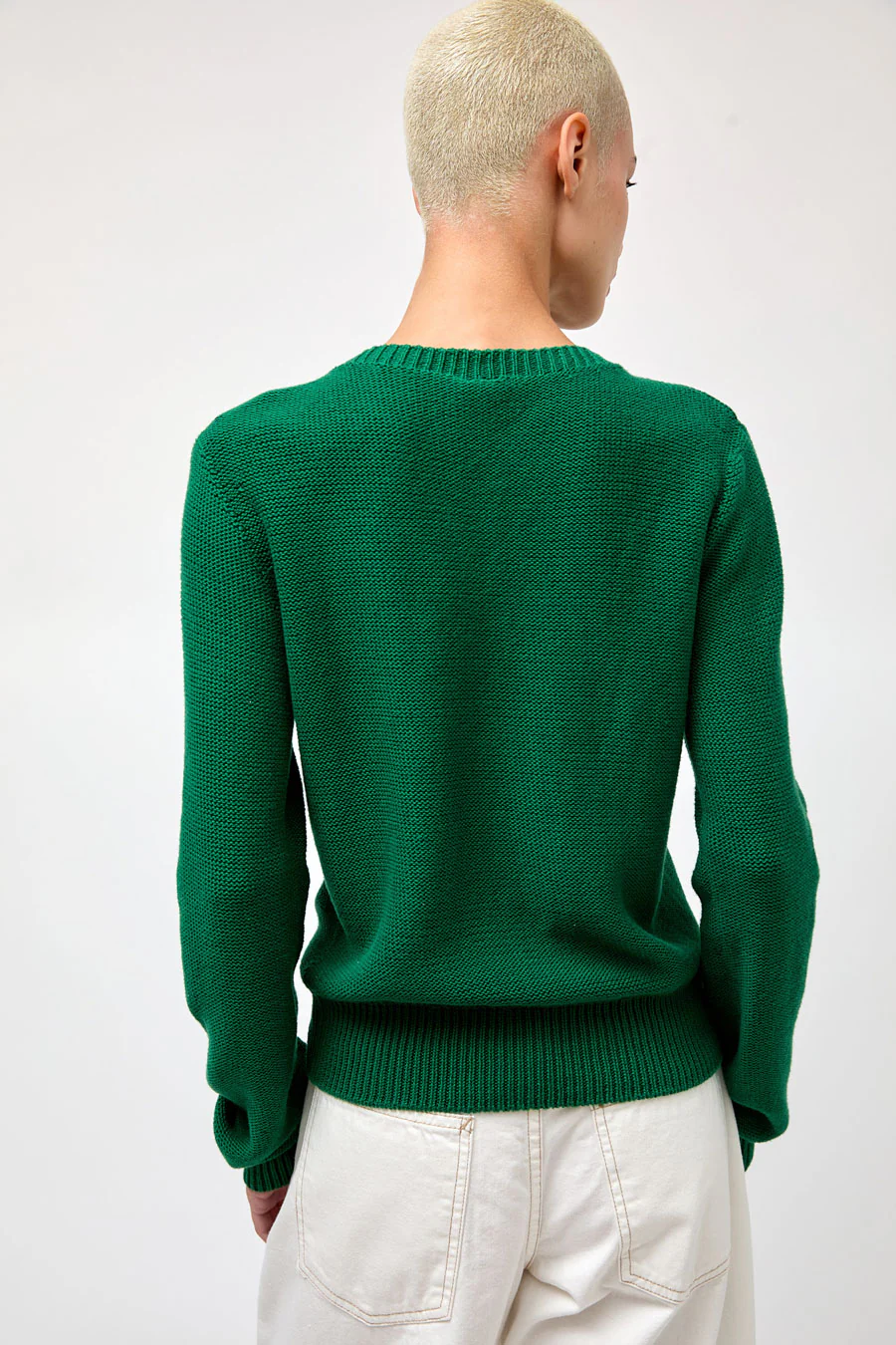 Baserange Tier Cardigan in Calla Green - Image 6