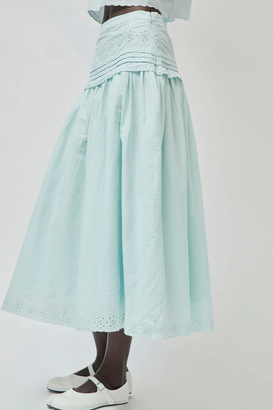 Ciao Lucia Irati Skirt in Baby Blue - Image 3