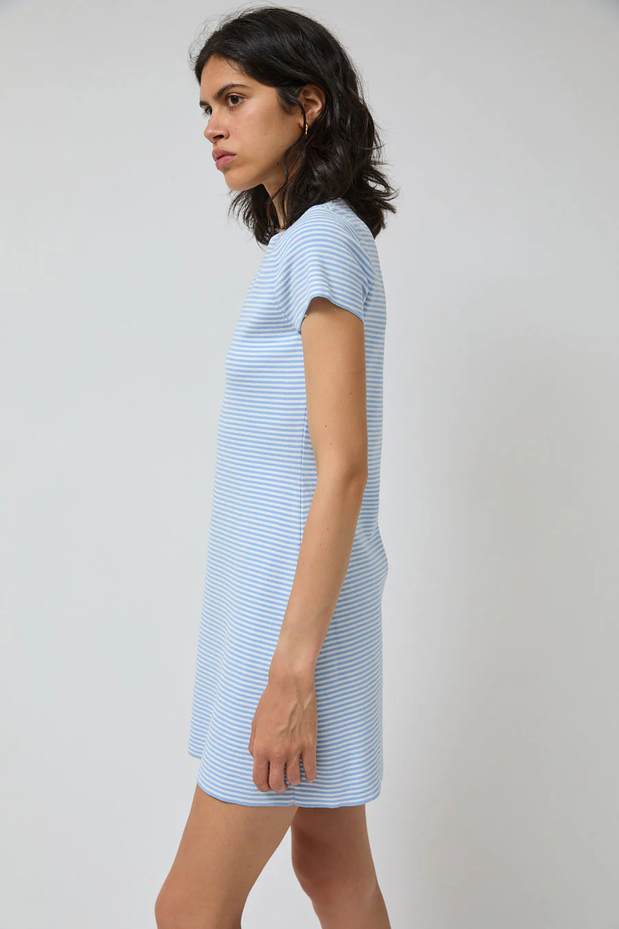 Ciao Lucia Juliana Dress in Periwinkle Stripe - Image 4