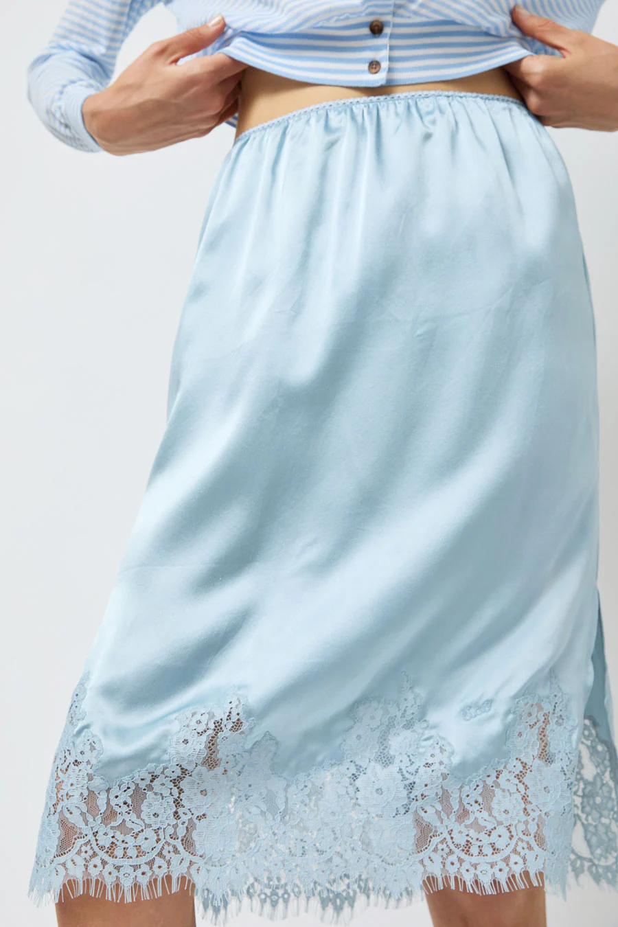 Ciao Lucia Petra Skirt In Blue - Image 3