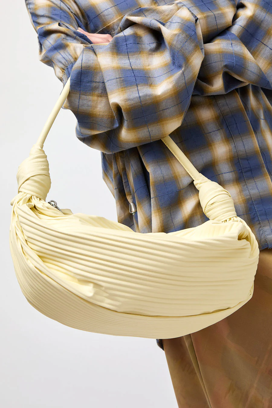 Collina Strada x Stand Oil Wave Knot Bag in Butter - Image 3