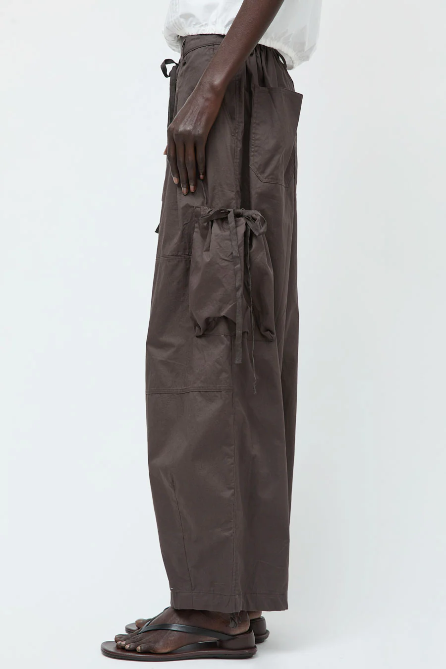 Deiji Studios Cargo Pant in Carob - Image 4
