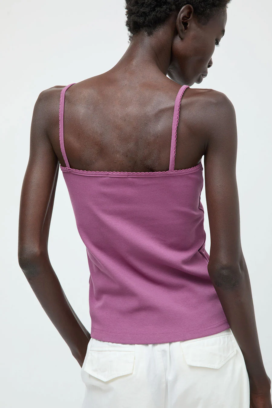Deiji Studios Scallop Tank in Berry - Image 3