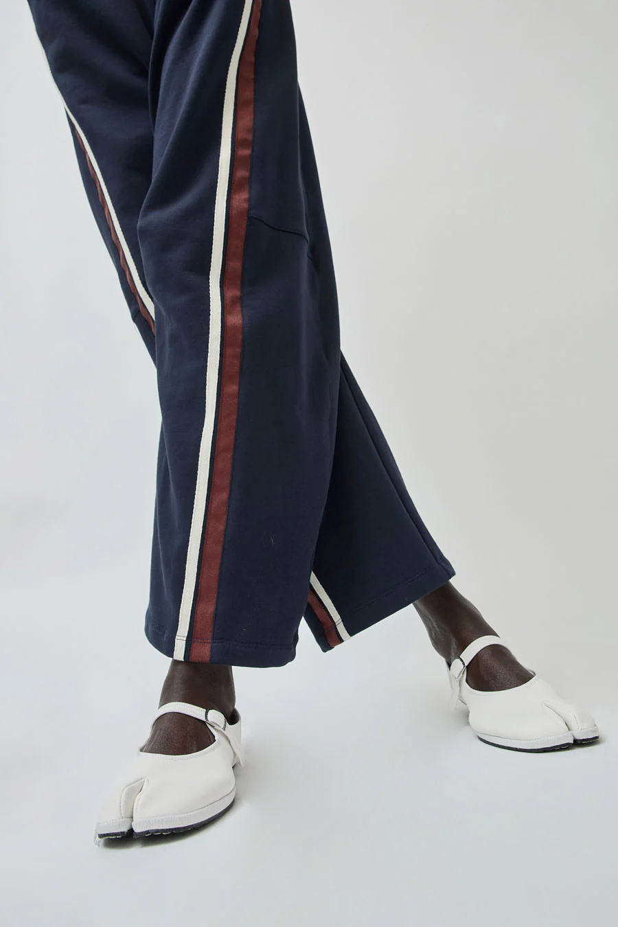 Drogheria Crivellini Fu-Tabi Maryjane in White Faux Nappa