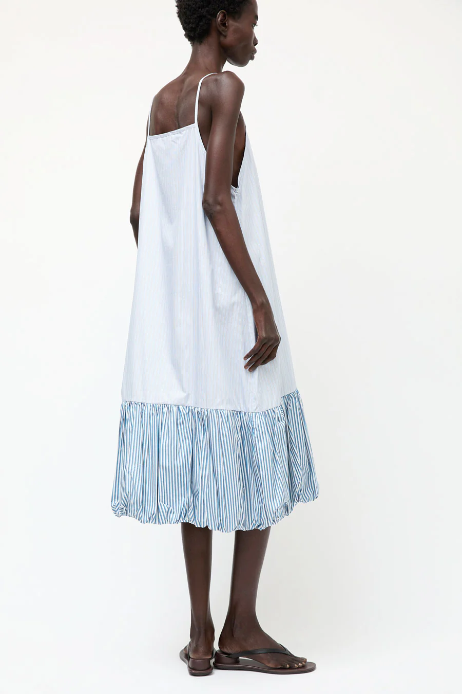 et Tigre Dennis Dress in Blue and Multi Stripe - Image 5
