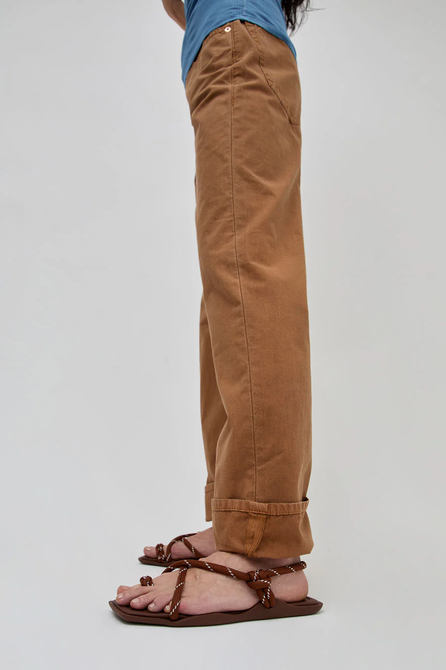 Flòwze Flò Square Sandal in Brown - Image 3