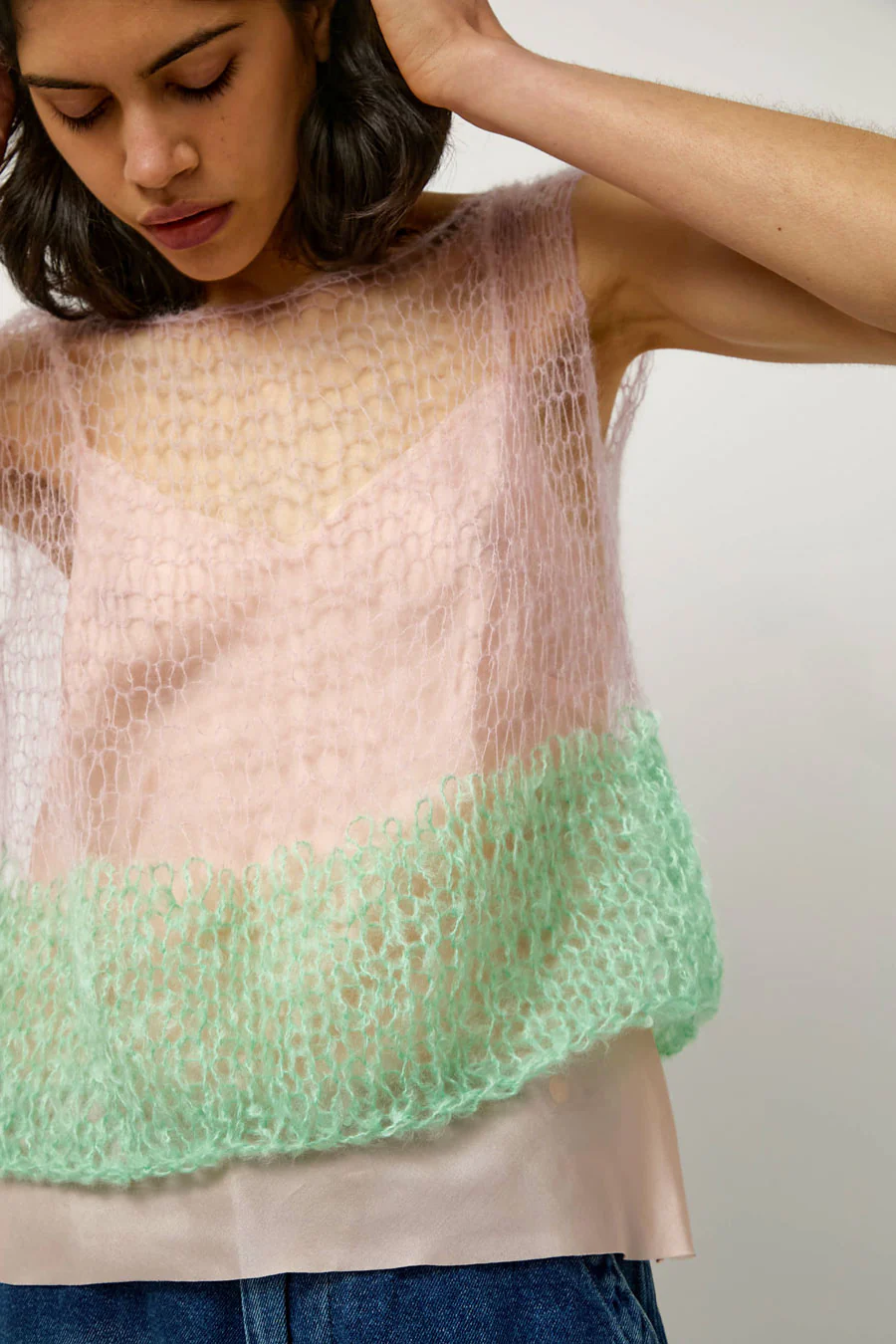 Guðrun & Guðrun Agnas Top in Rose and Mint - Image 3