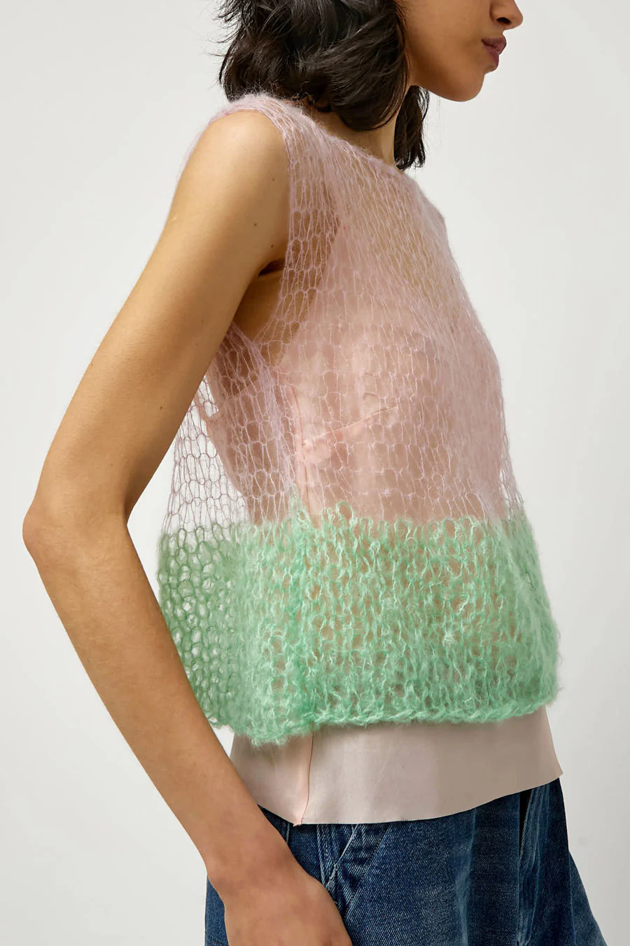 Guðrun & Guðrun Agnas Top in Rose and Mint - Image 4