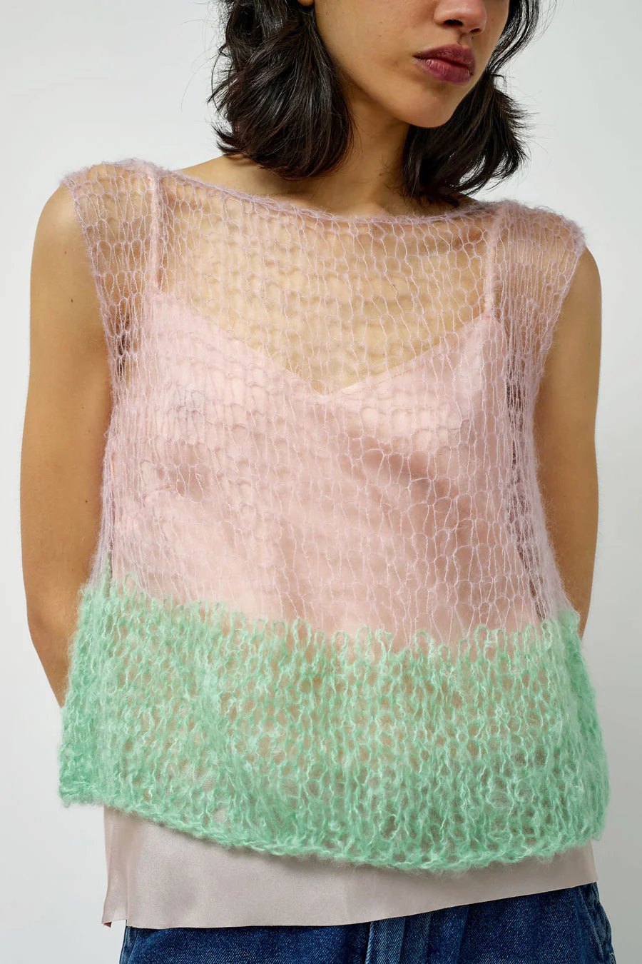 Guðrun & Guðrun Agnas Top in Rose and Mint - Image 5