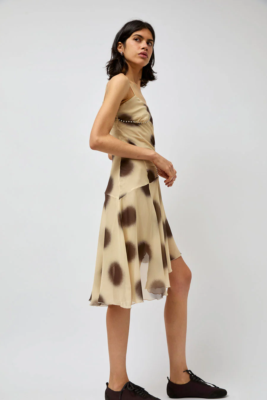 KkCo Alpine Dress in Bark Dot - Image 2