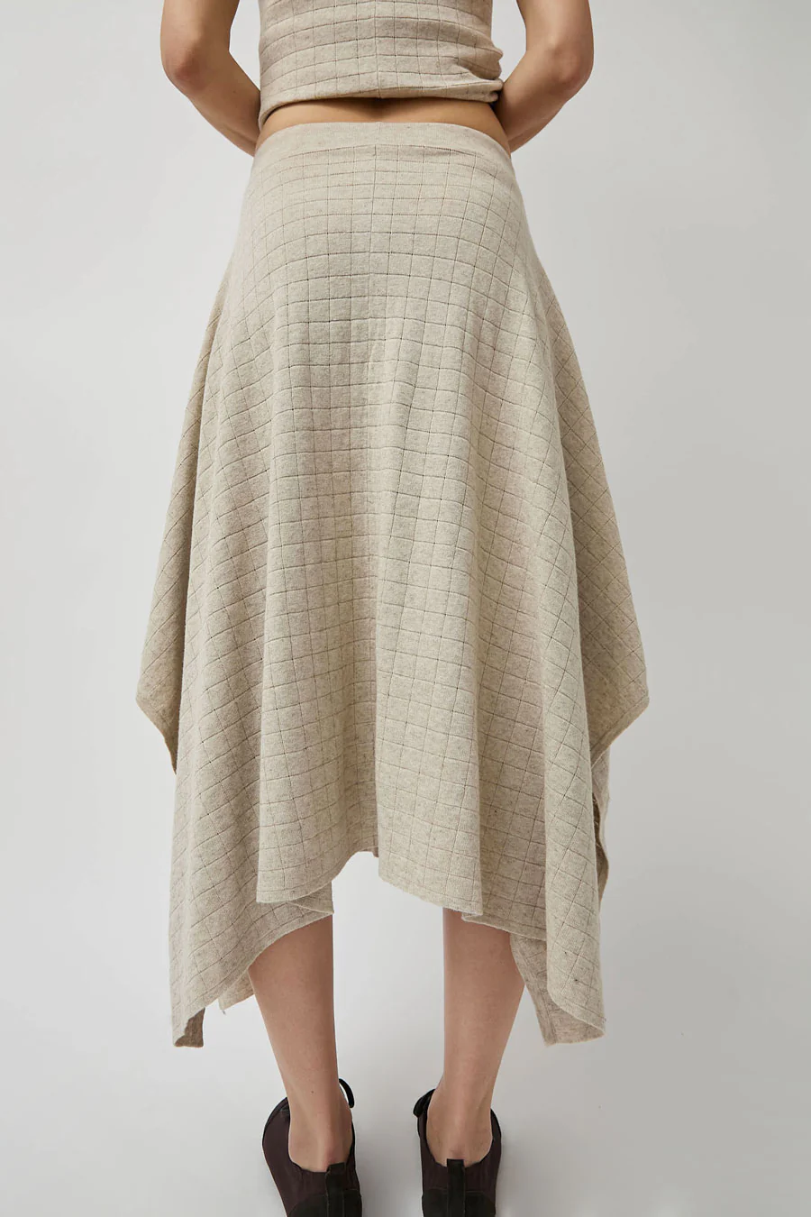 Lauren Manoogian Planes Skirt in Flax - Image 4
