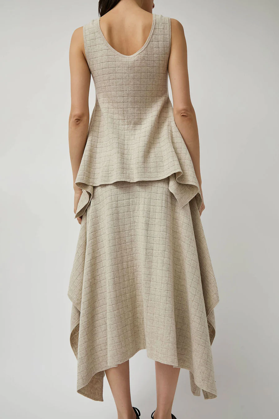 Lauren Manoogian Planes Skirt in Flax - Image 6