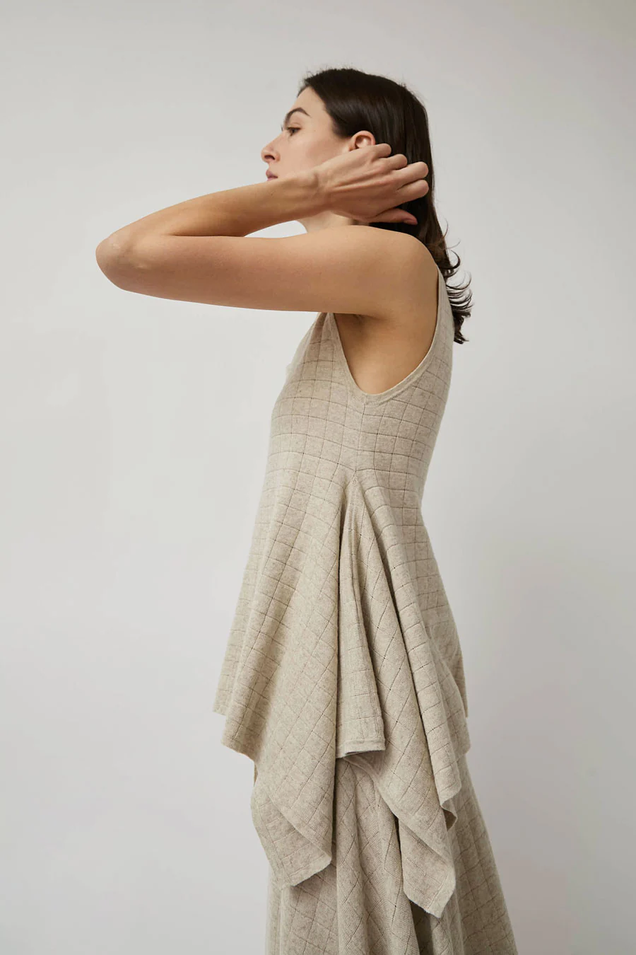 Lauren Manoogian Planes Tank in Flax - Image 4