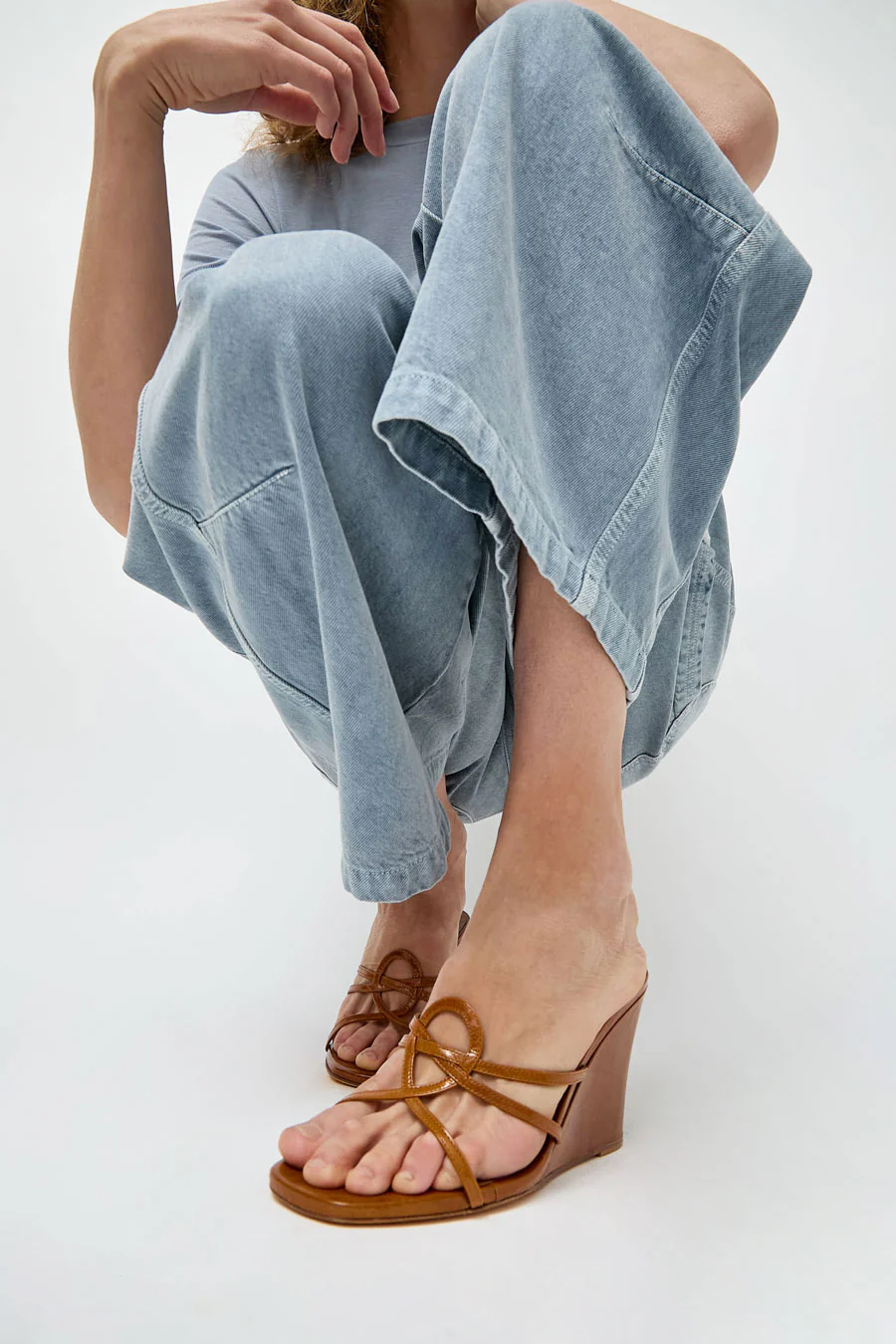 Maryam Nassir Zadeh Opera Wedge in Sella Patent - Image 4