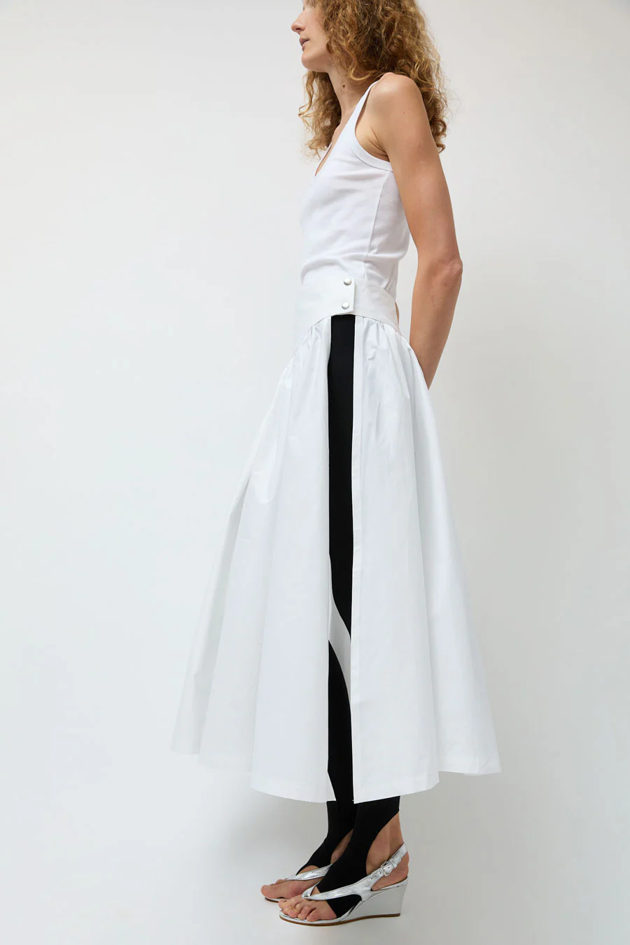 Michelle Del Rio Kiki Skirt in White - Image 2