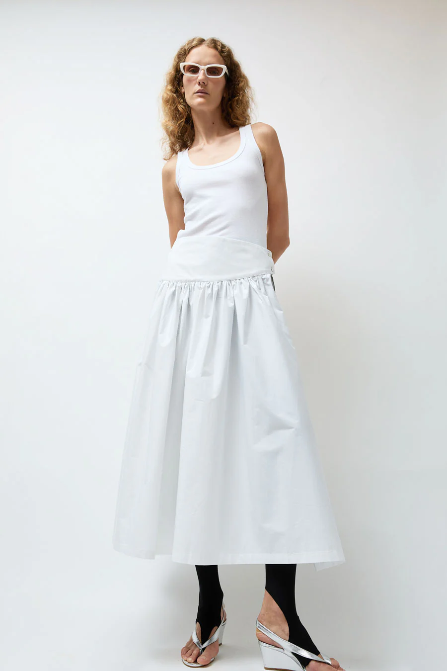 Michelle Del Rio Kiki Skirt in White - Image 6