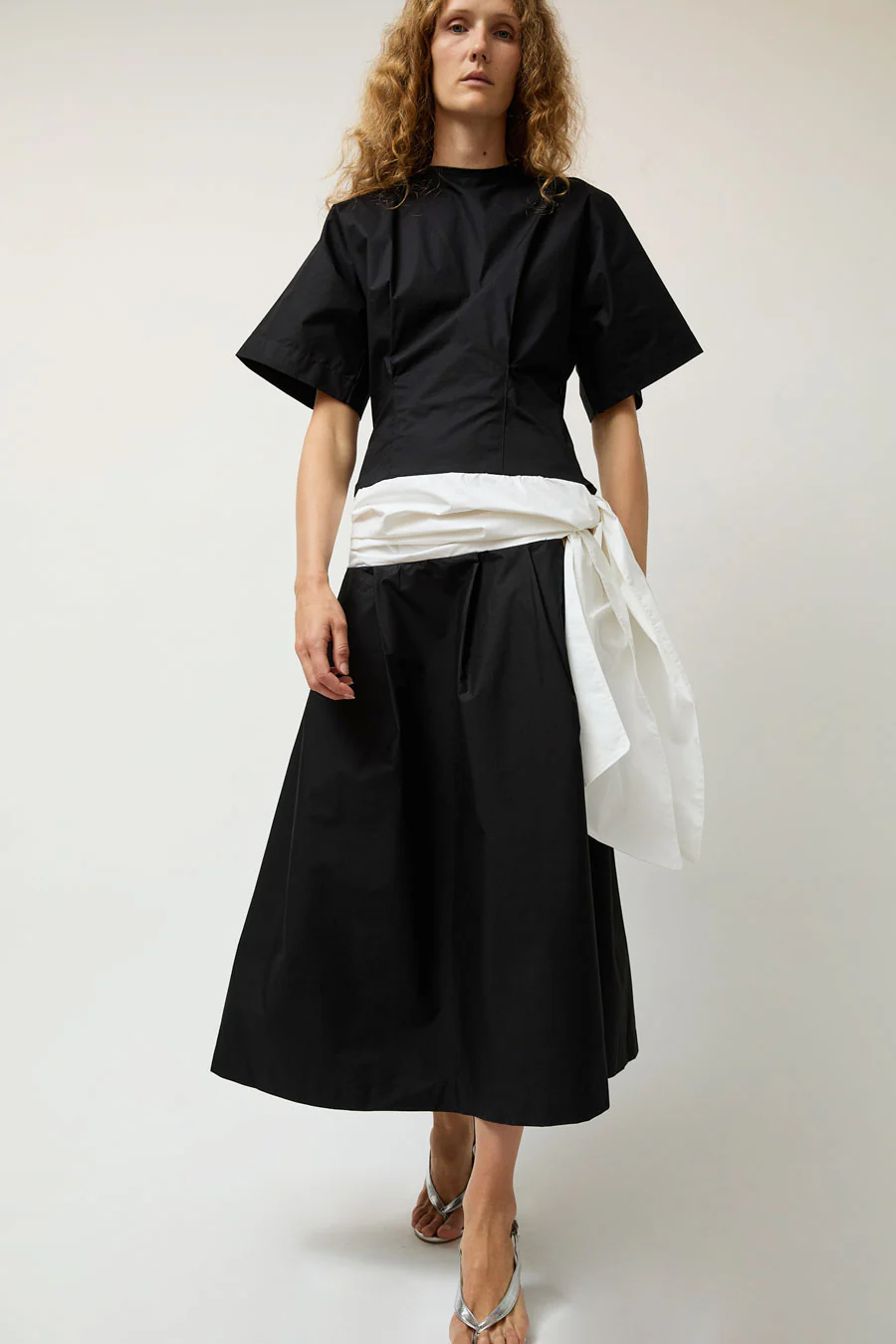 Michelle Del Rio Louise Dress in Black and White