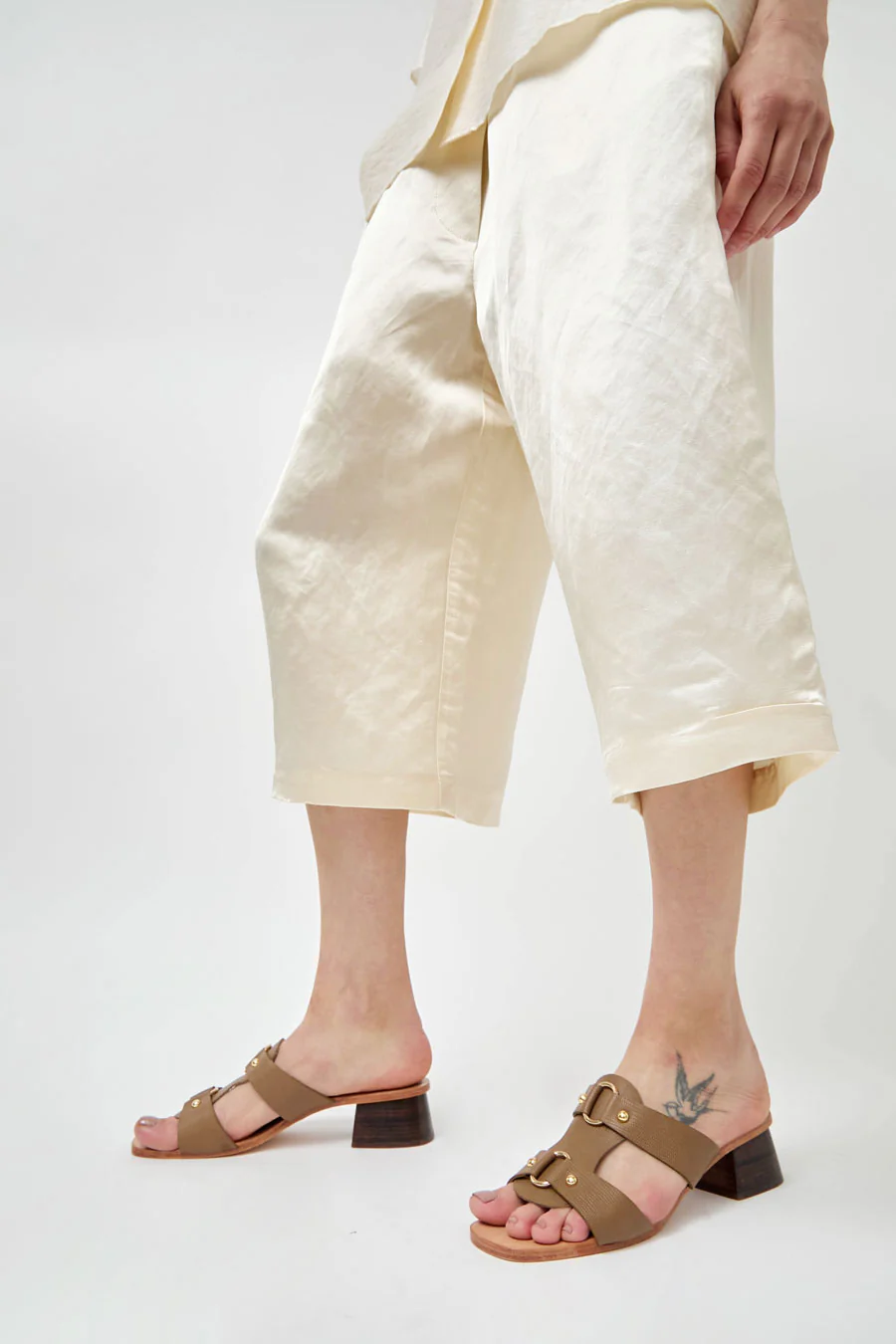 No.6 Beau Sandal in Coffee Lizard - Image 3