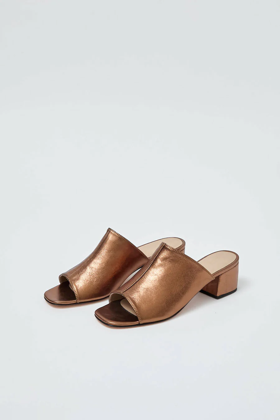 No.6 Leah Sandal in Bronze Metallic - Image 2