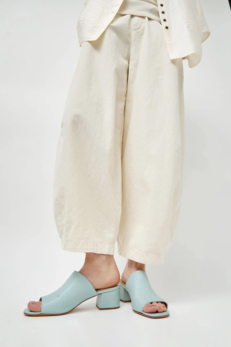 No.6 Leah Sandal in Sky Lizard - Image 4