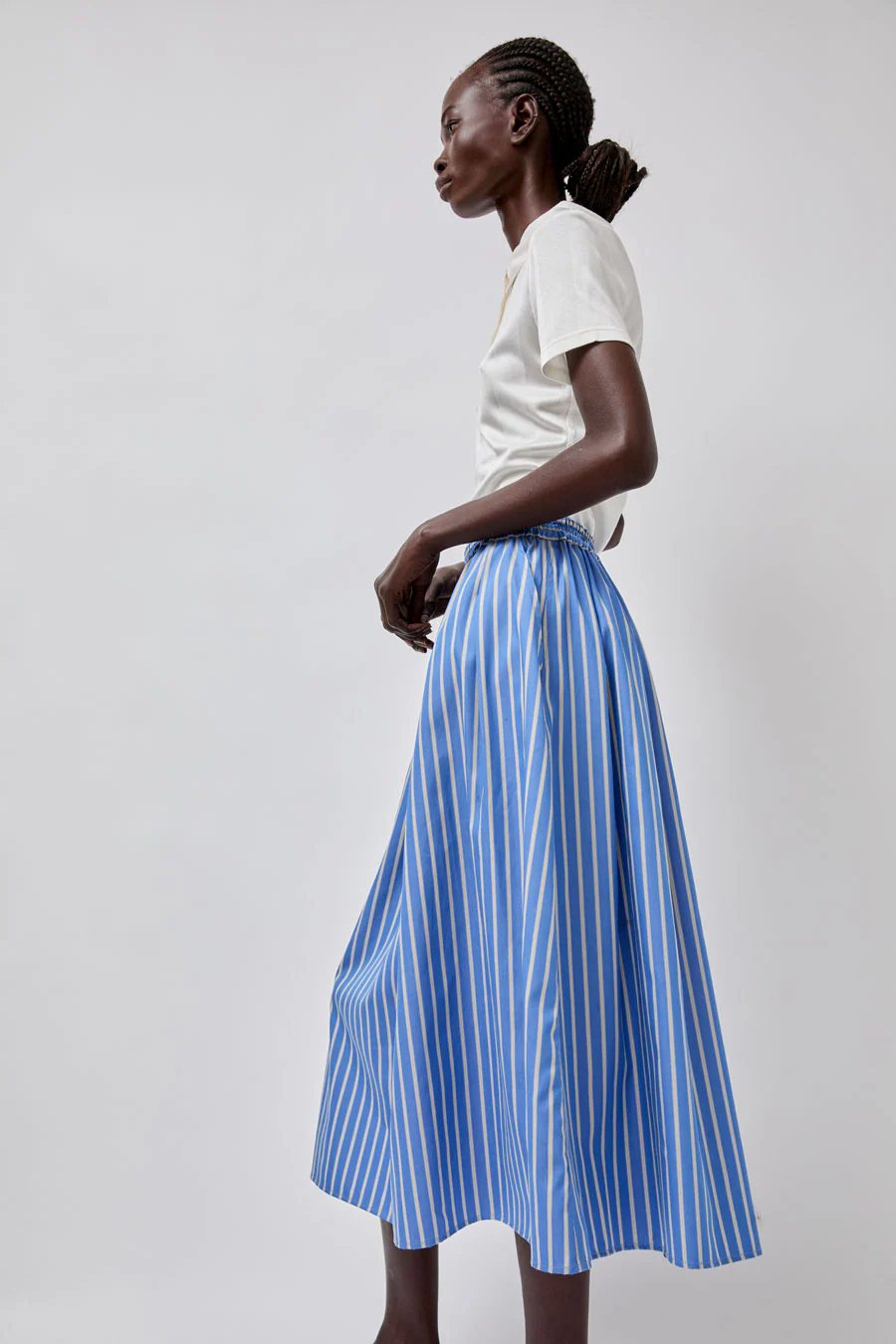 No.6 Mel Skirt in Eton Stripe - Image 4
