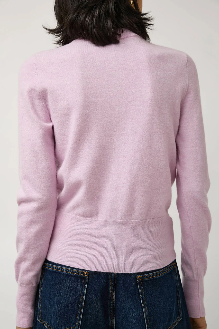 No.6 Micki Cardigan in Pale Pink - Image 5