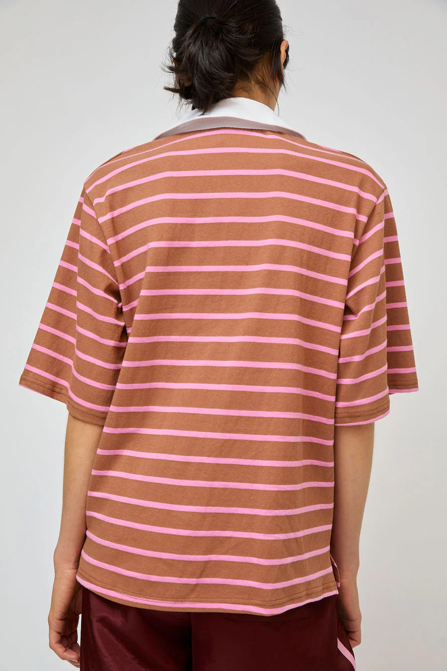 No.6 Milos Top in Tan Stripe - Image 3