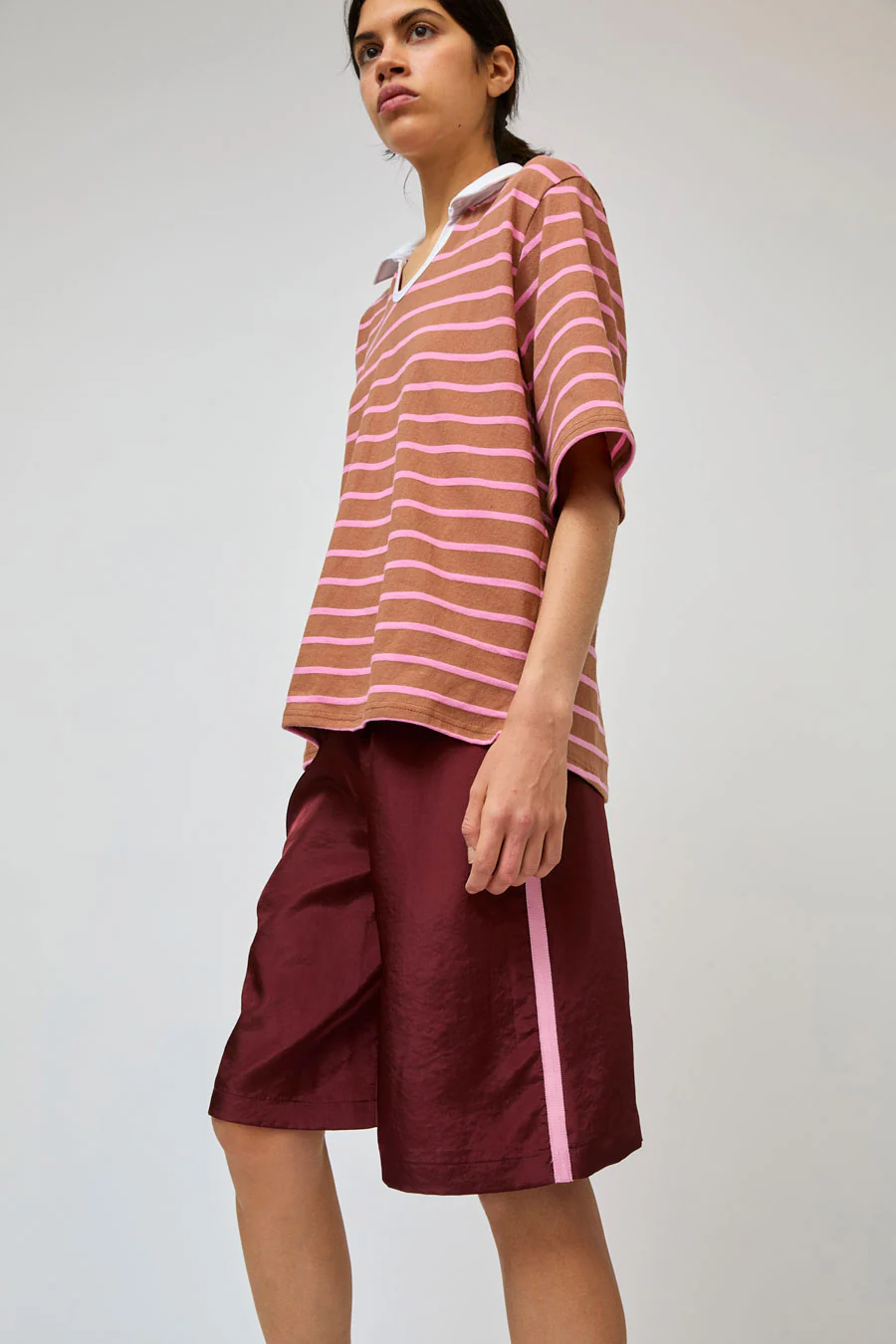 No.6 Milos Top in Tan Stripe - Image 6