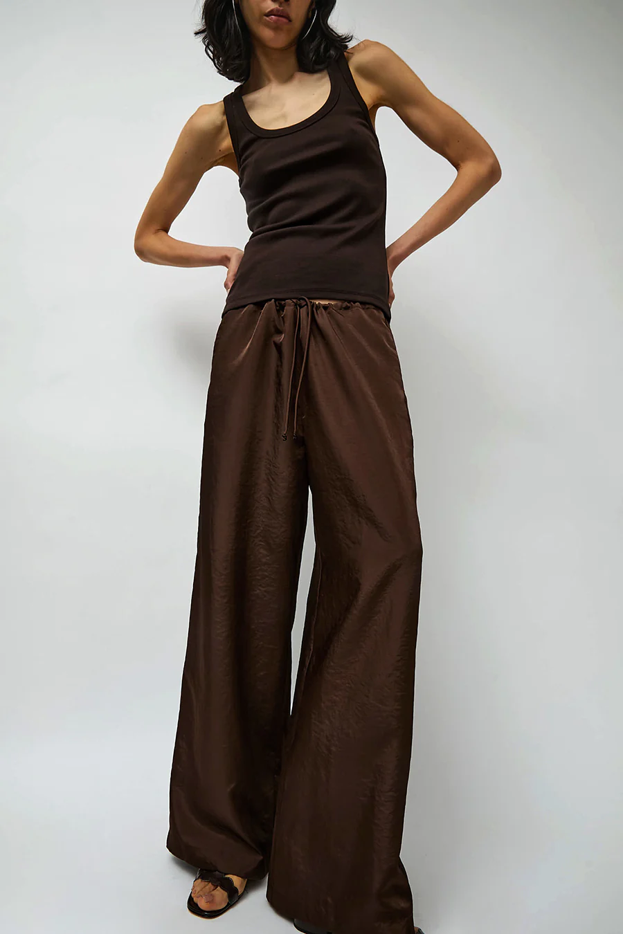 No.6 Mina Pant in Chocolate - Image 6