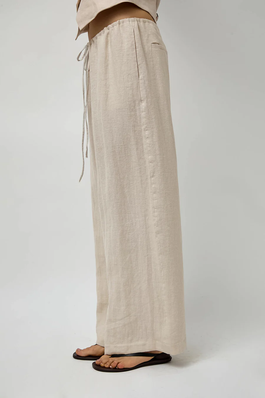 No.6 Mina Pant in Natural - Image 2