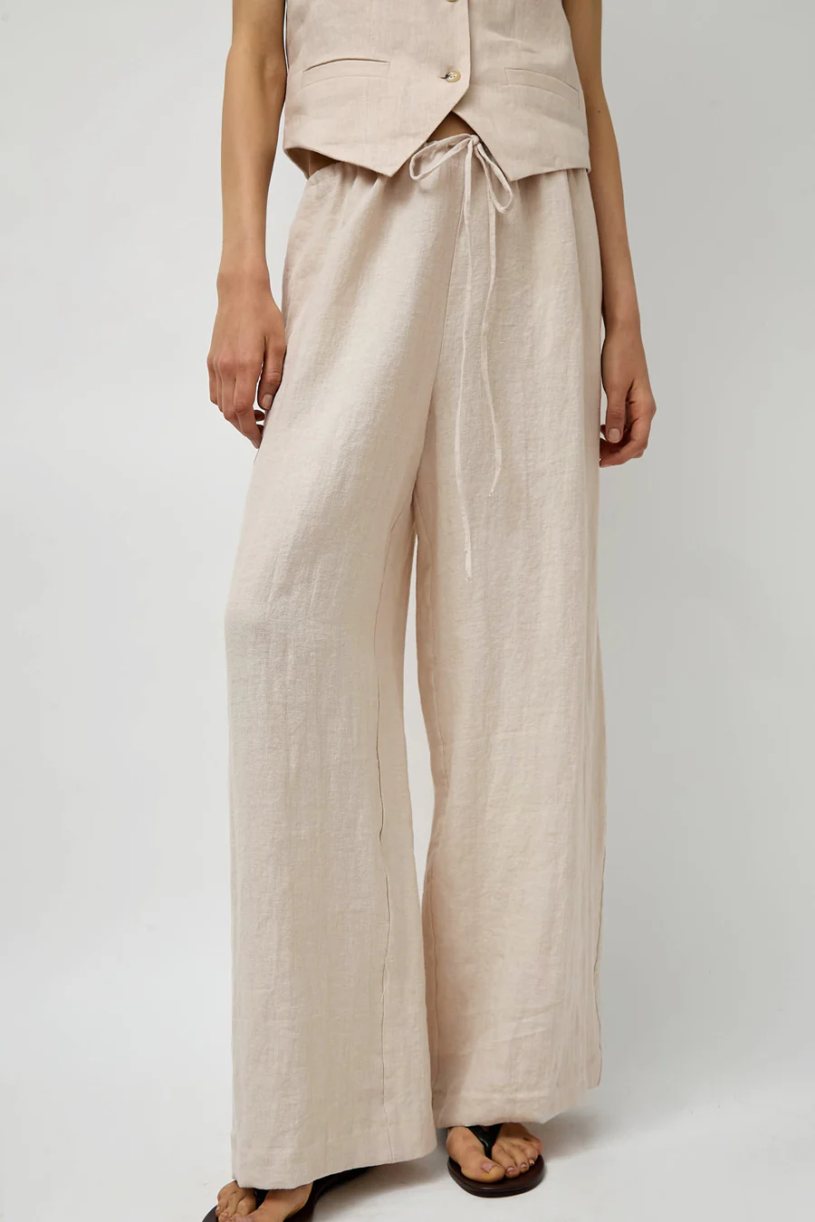 No.6 Mina Pant in Natural - Image 3