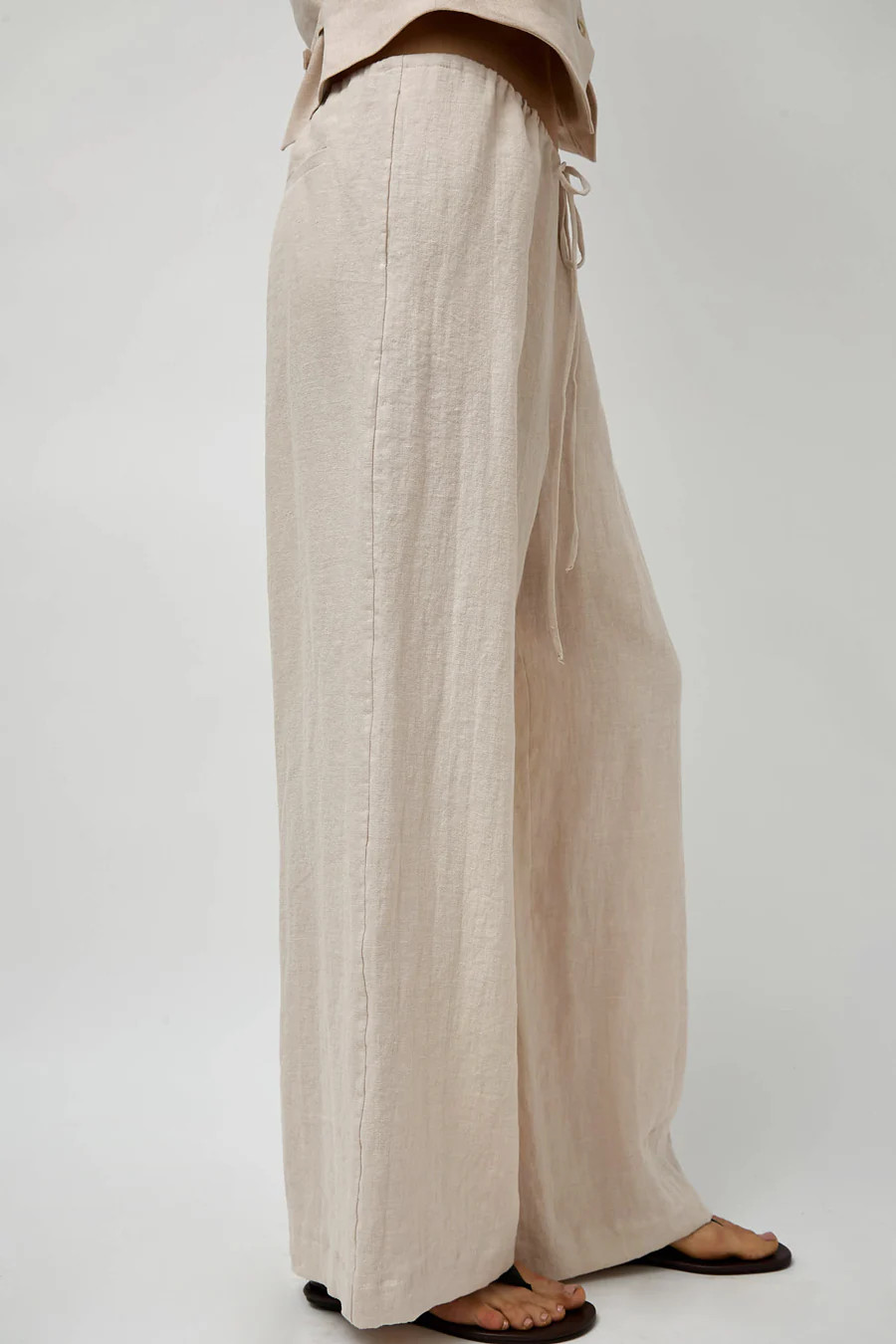No.6 Mina Pant in Natural - Image 4