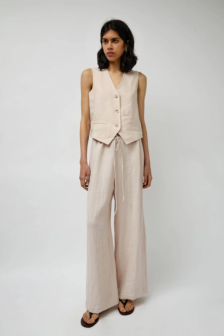 No.6 Mina Pant in Natural - Image 6
