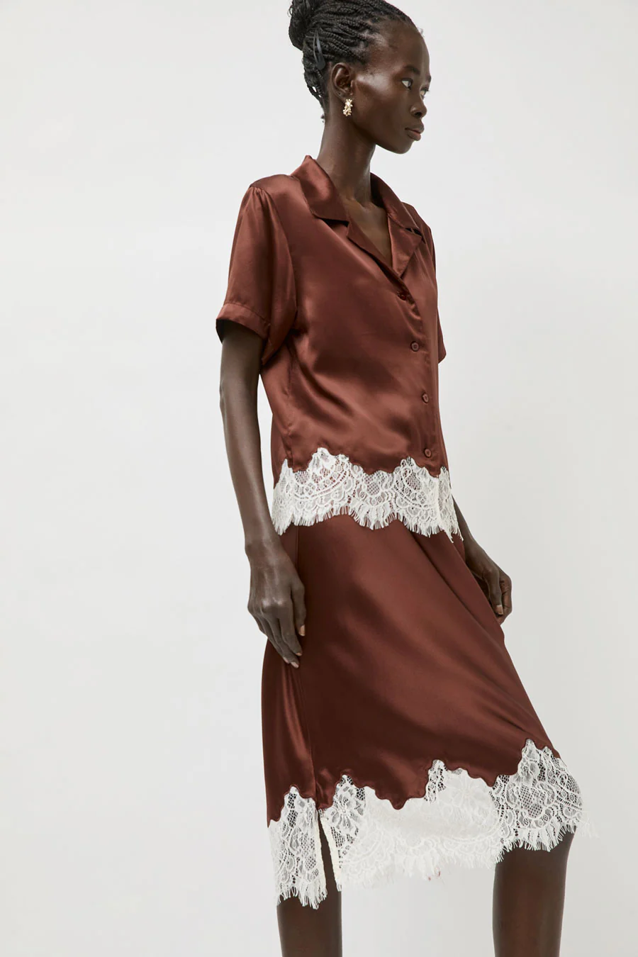 No.6 Reina Skirt in Rust - Image 3