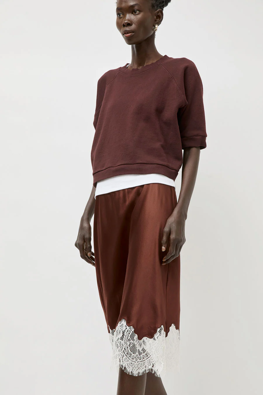 No.6 Reina Skirt in Rust - Image 5