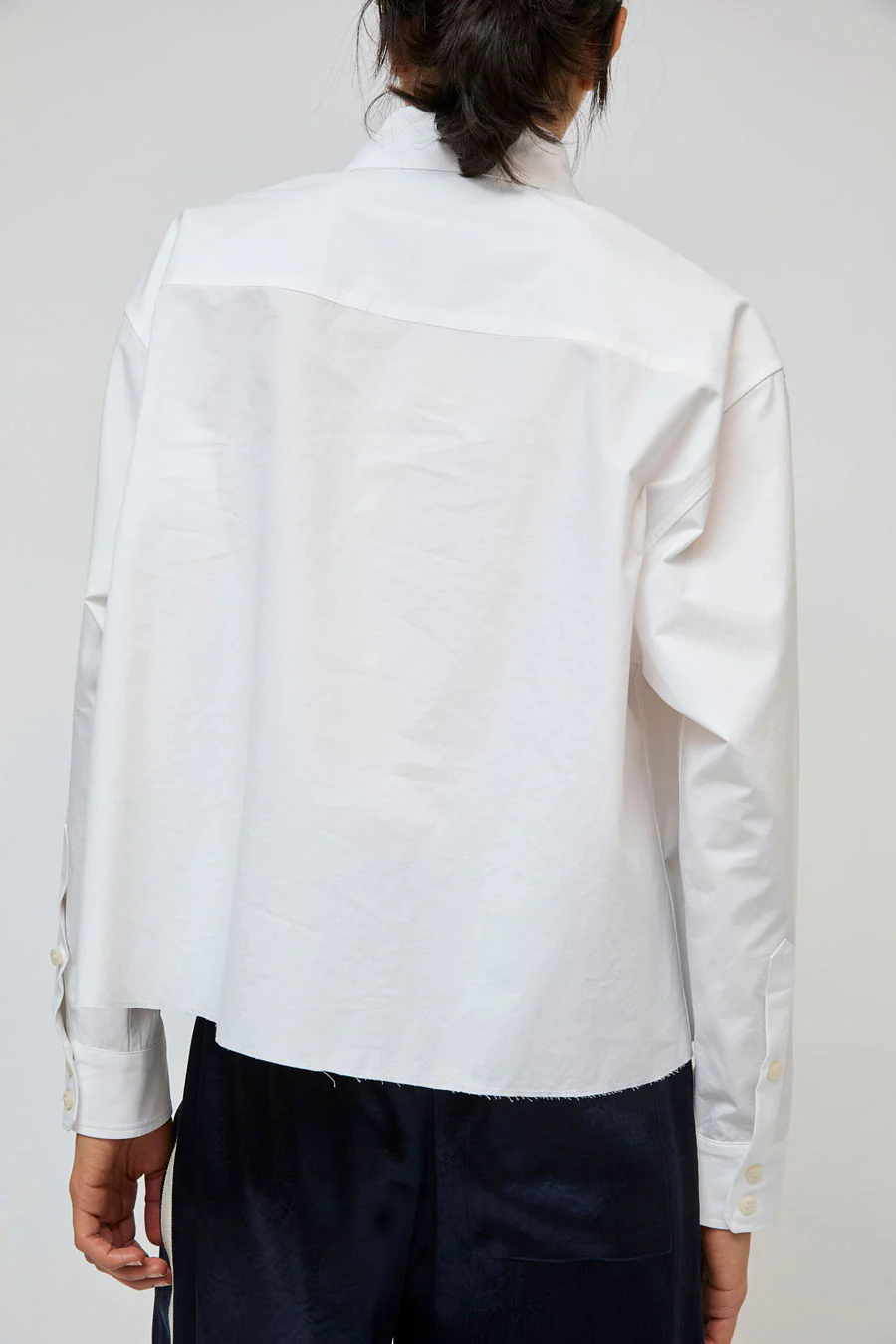 No.6 River Shirt in White - Image 3