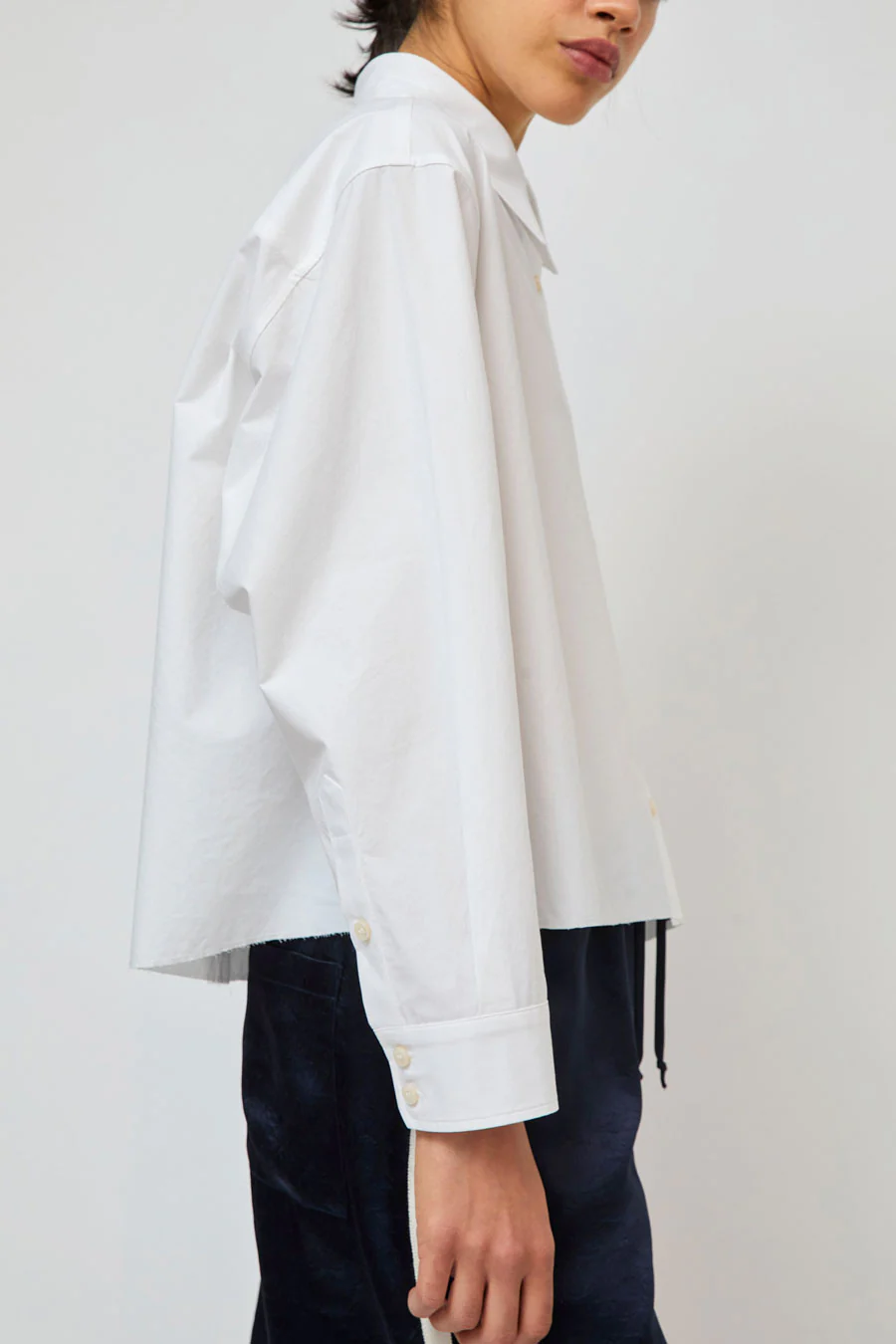 No.6 River Shirt in White - Image 4