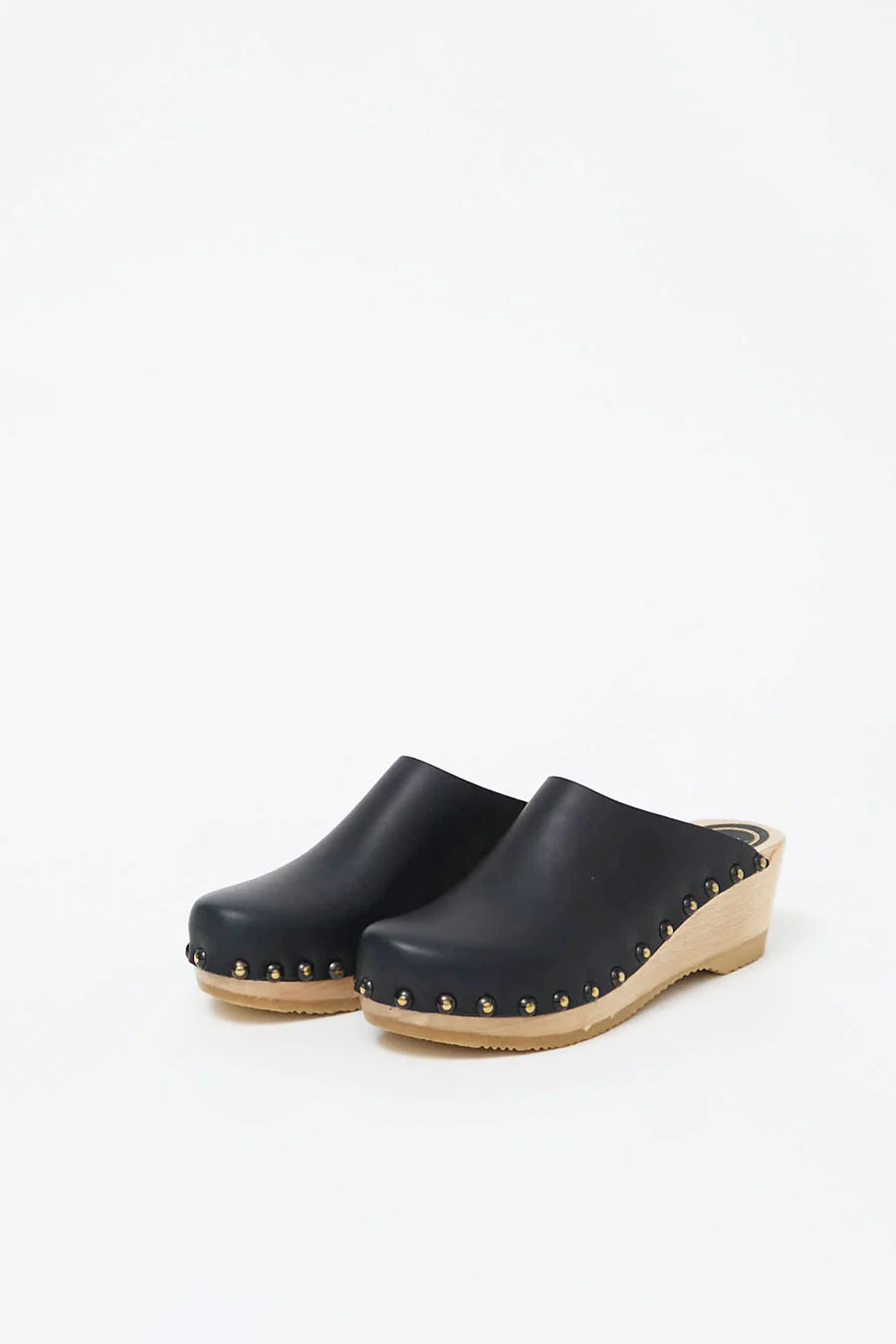No.6 Sophie Studded Clog on Mid Wedge in Indigo - Image 3