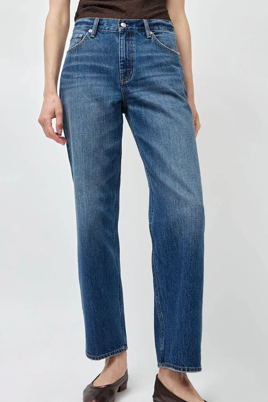Oketo Cut 101 Straight Jean in Vintage Dark - Image 3