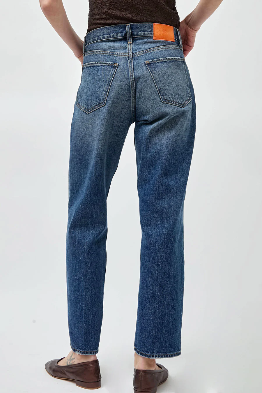 Oketo Cut 101 Straight Jean in Vintage Dark - Image 5
