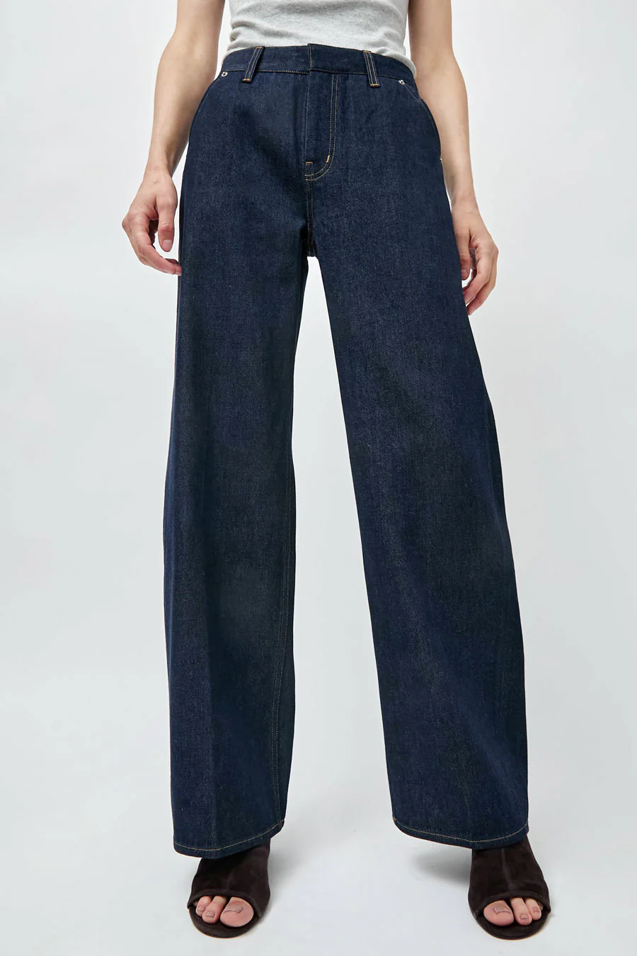 Oketo Cut 102 Tailored Jean in Rinse - Image 3
